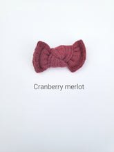 Load image into Gallery viewer, Cranberry Merlot | mini bow