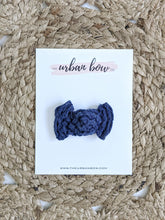 Load image into Gallery viewer, Cozy Navy | Mila Bow