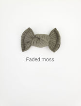 Load image into Gallery viewer, Faded Moss | mini bow