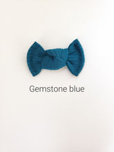 Load image into Gallery viewer, Gemstone Blue | mini bow