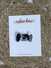 Load image into Gallery viewer, Dark Buffalo Plaid | mini bow