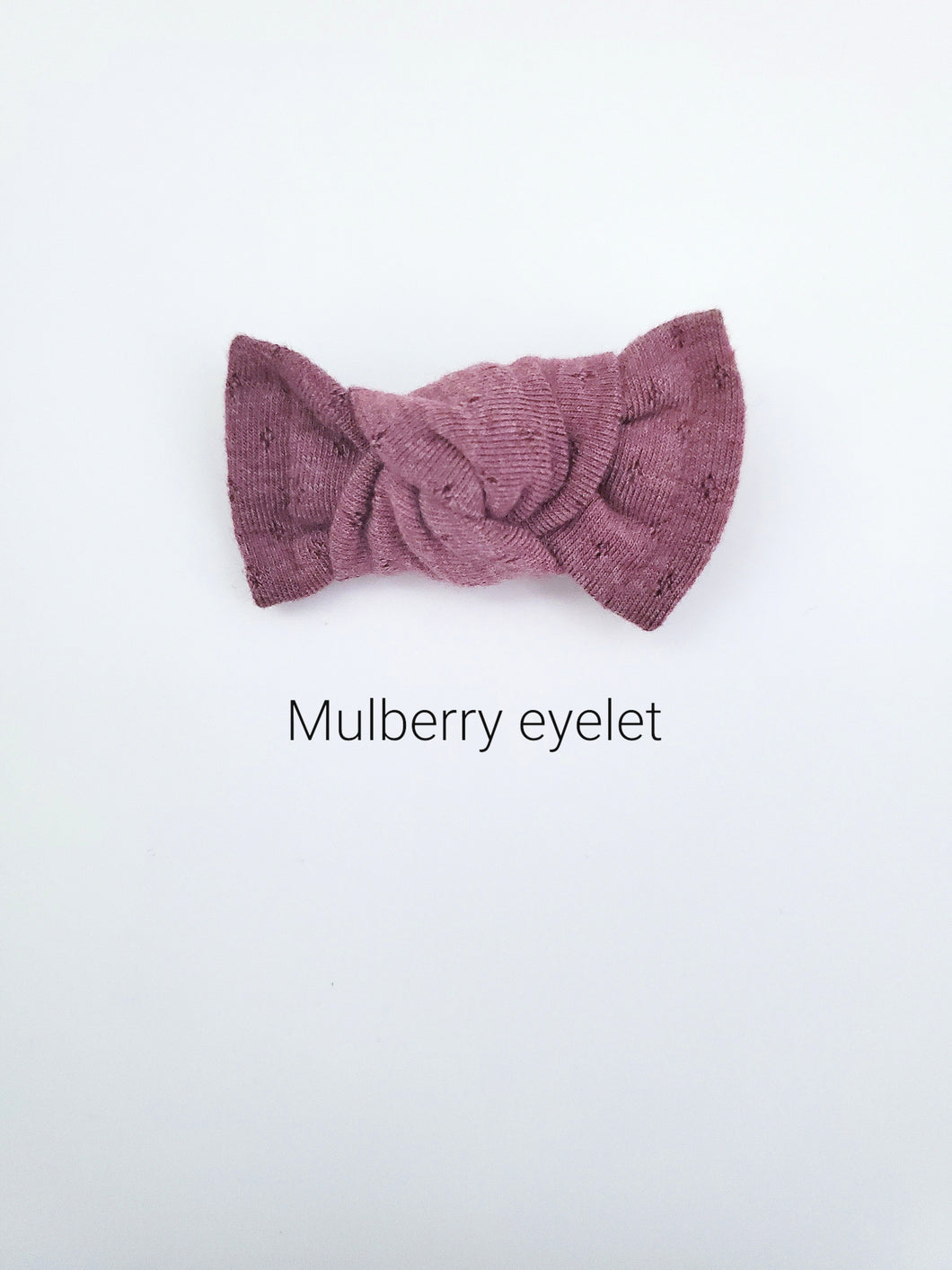 Mulberry Eyelet | mini bow