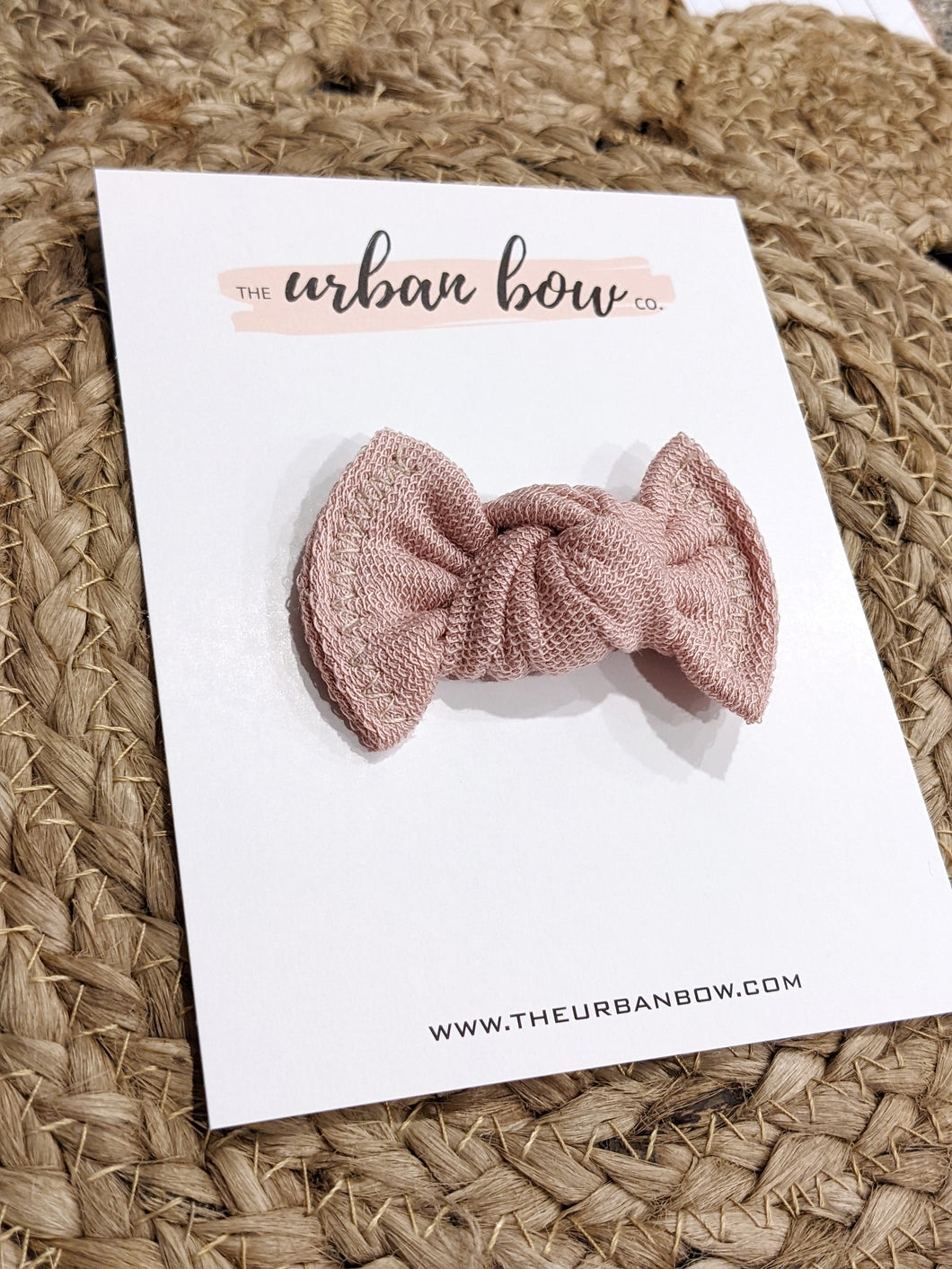 Cozy Blush | Mila Bow
