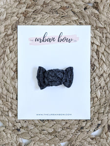 Charcoal | mini bow