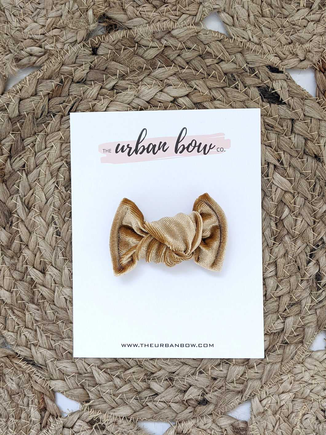 Gold Velvet | Mila bow