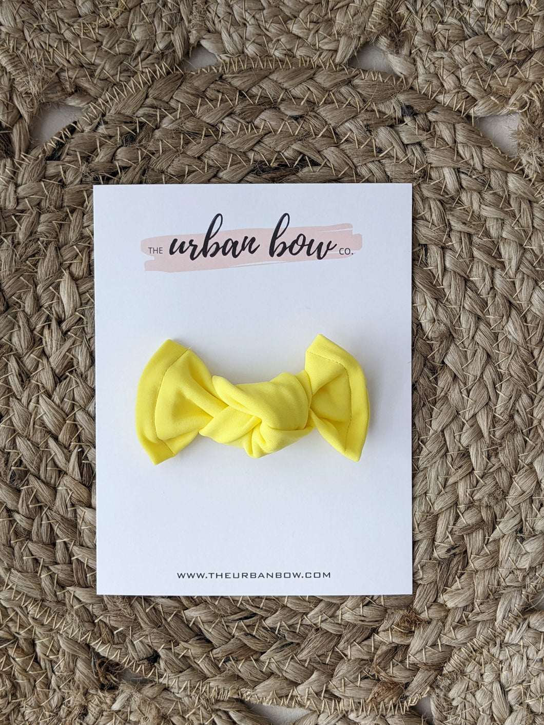 Highlighter Yellow | XL Swim Bow