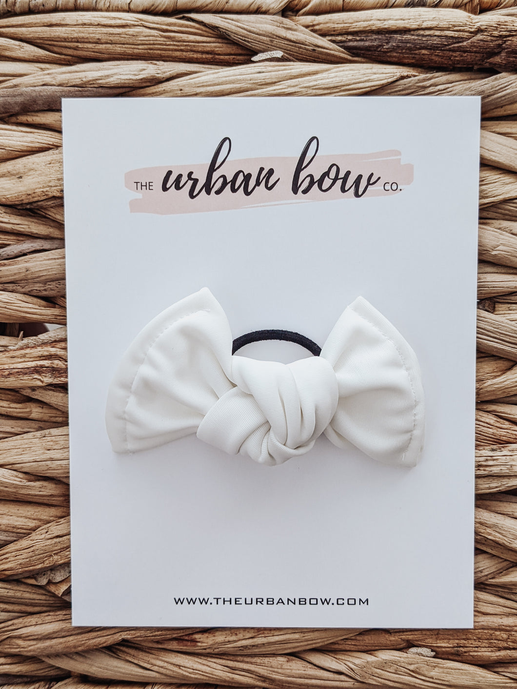 White | XL Swim Bow